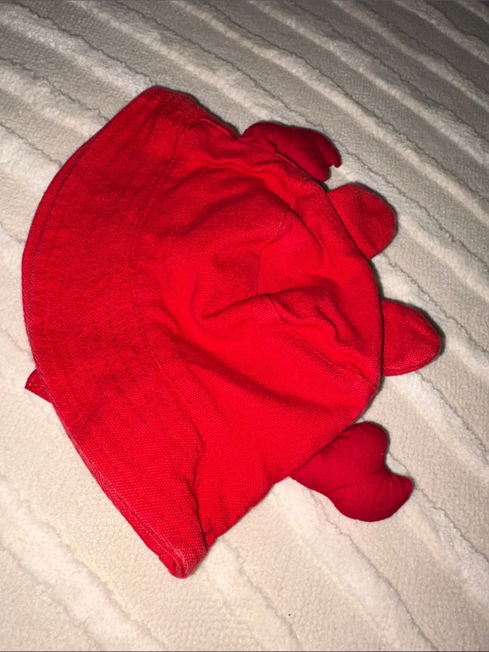 Red Kids Crab Bucket Hat - Cute Sun Hat